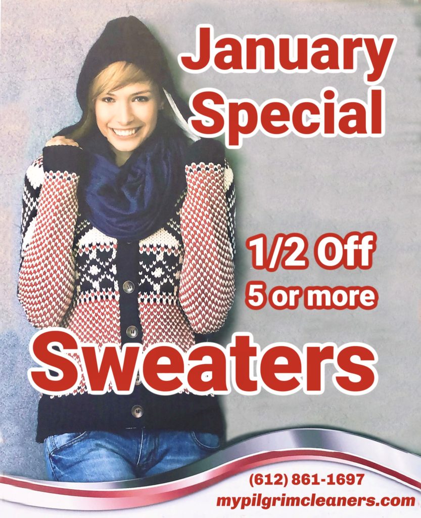 Current Specials - Pilgrim Cleaners &amp; Launderers